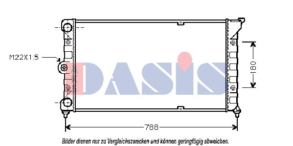 AKS DASIS Radiators, Motora dzesēšanas sistēma 041290N